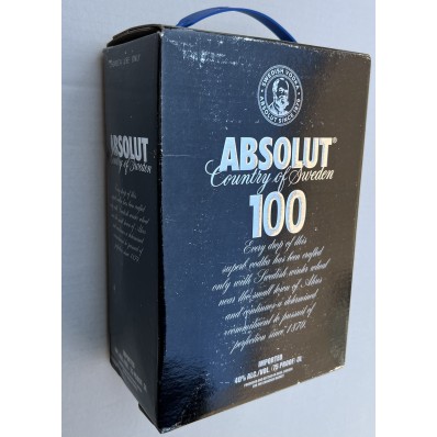 Водка Absolut Black 3 литра